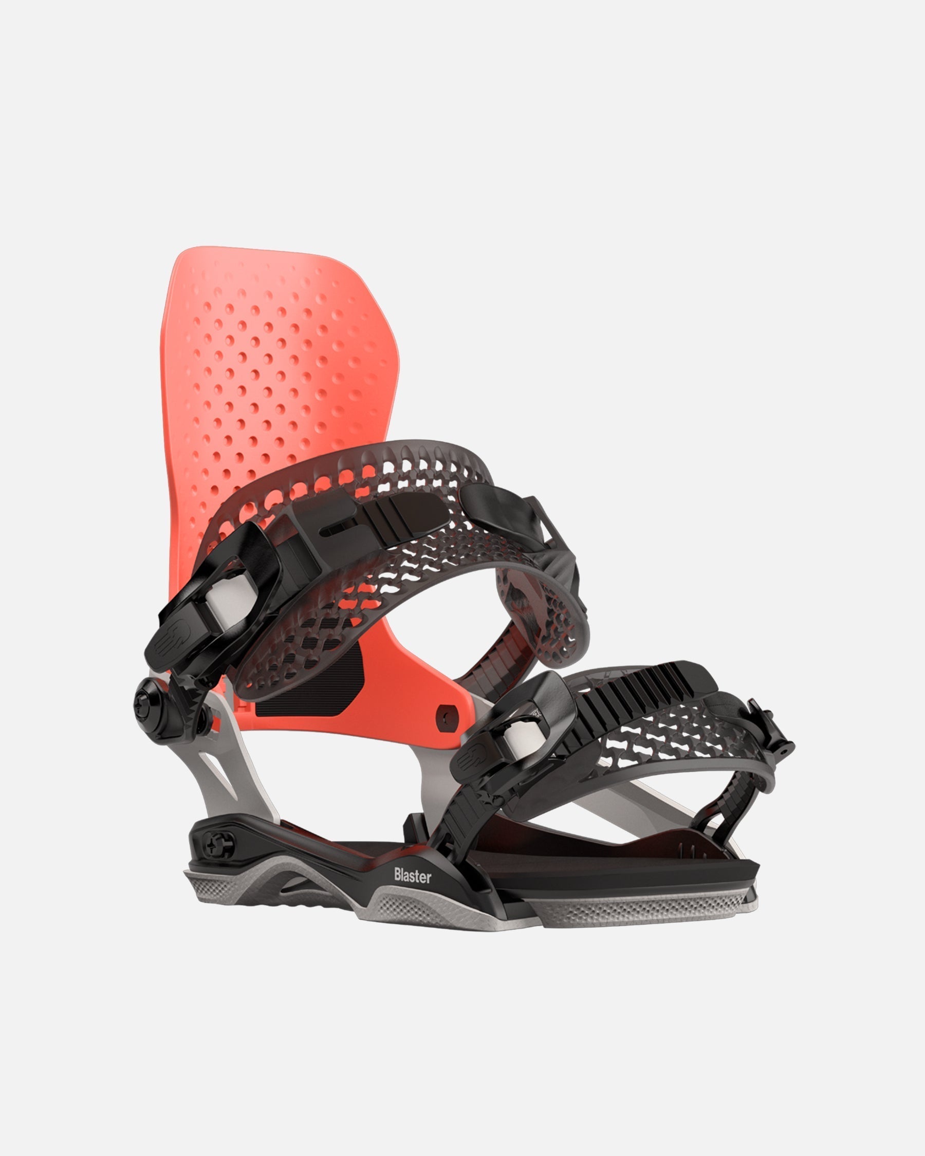 color-neon-red/glacier-gray Bataleon blaster Asymwrap 2023-2024 neon red glacier gray mens snowboard bindings