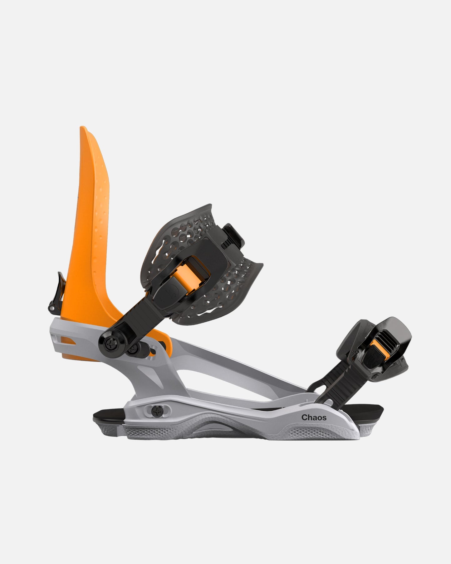 Bataleon chaos Asymwrap 2023-2024 neon orange glacier gray mens snowboard bindings five