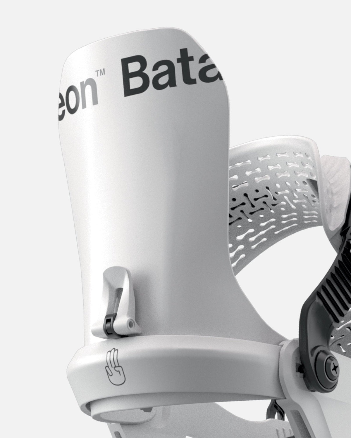 color-white Bindings - Chaos HeelWrap™ Snowboard Bindings - Bataleon US