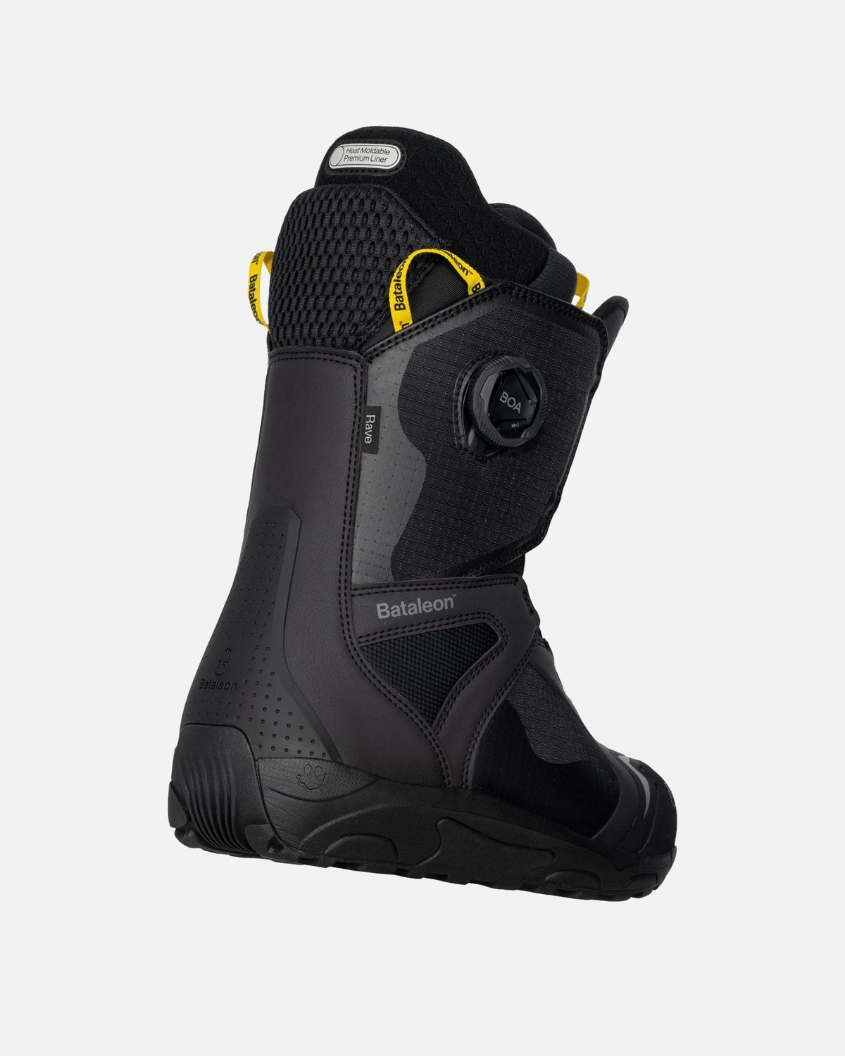 color-black Boots - Rave Men's Snowboard Boots - Bataleon US
